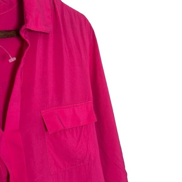 Dalia Collection Flowey Collared Top - Picture 5 of 9